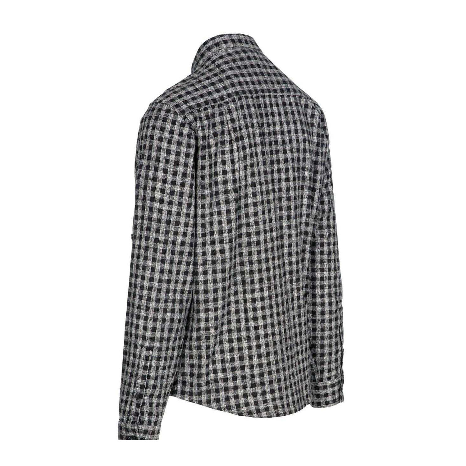 Camicia A QuadriCotone Uomo Trespass Participate Nero 2/3