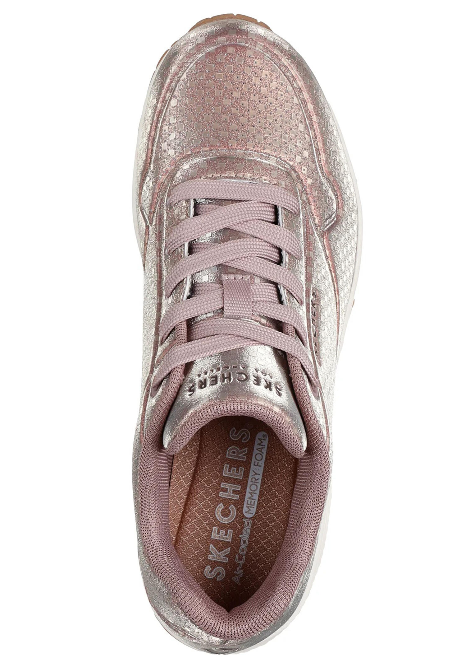 Skechers Damen Street UNO Disco Nite Sneaker 177162 RSGD Roségold 3/5