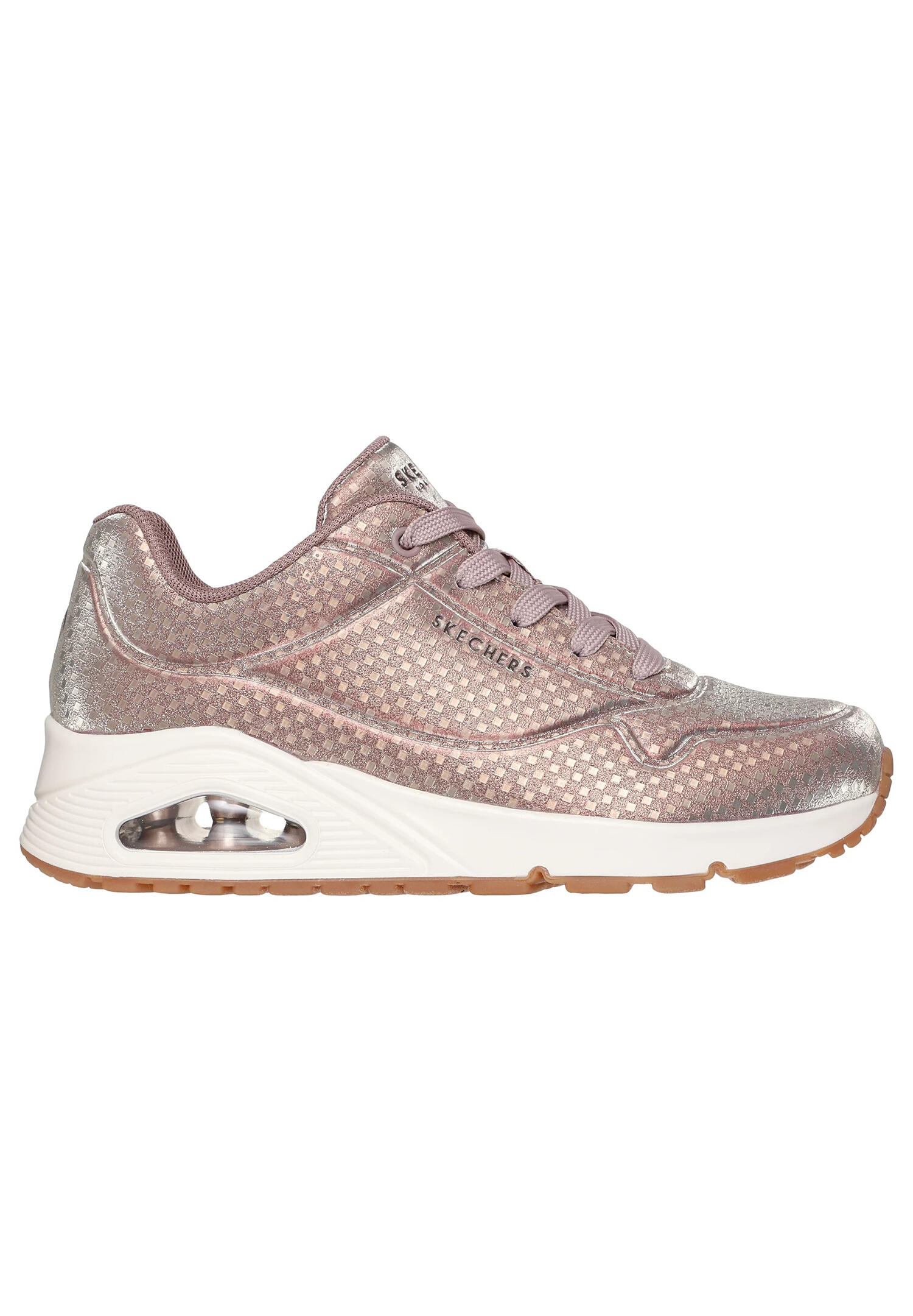 Skechers Damen Street UNO Disco Nite Sneaker 177162 RSGD Roségold 2/5