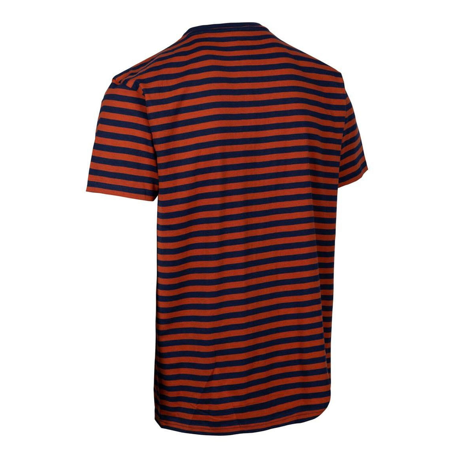 Tshirt Motif/style Rayé MAHE Homme (Orange) 2/3