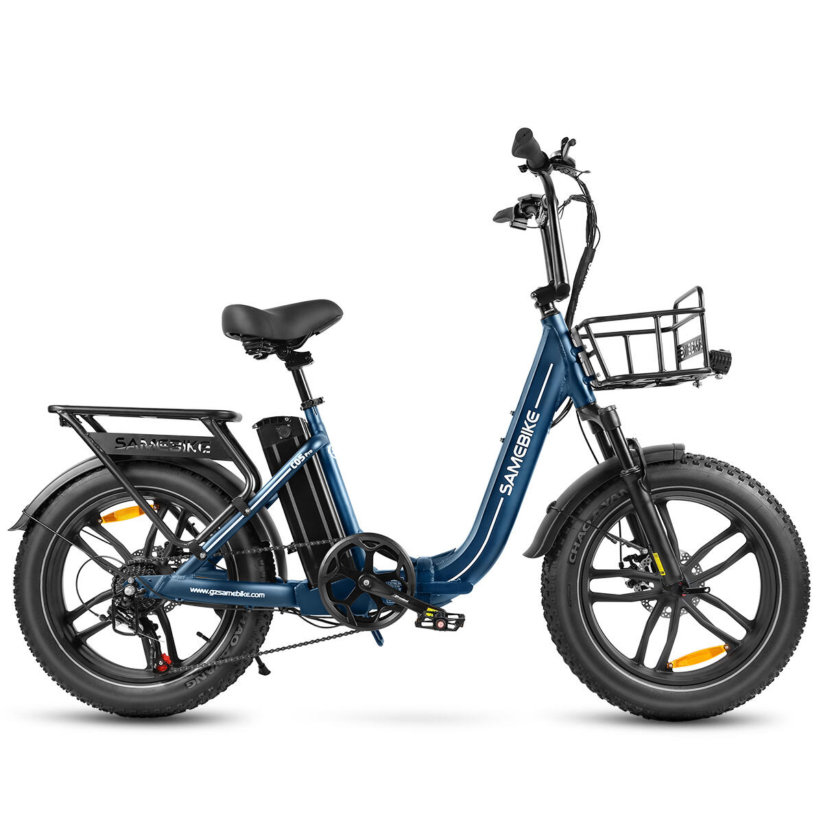 Samebike C05 Pro Faltbares E-Bike mit Korb und 36V13AH Akku 4/7