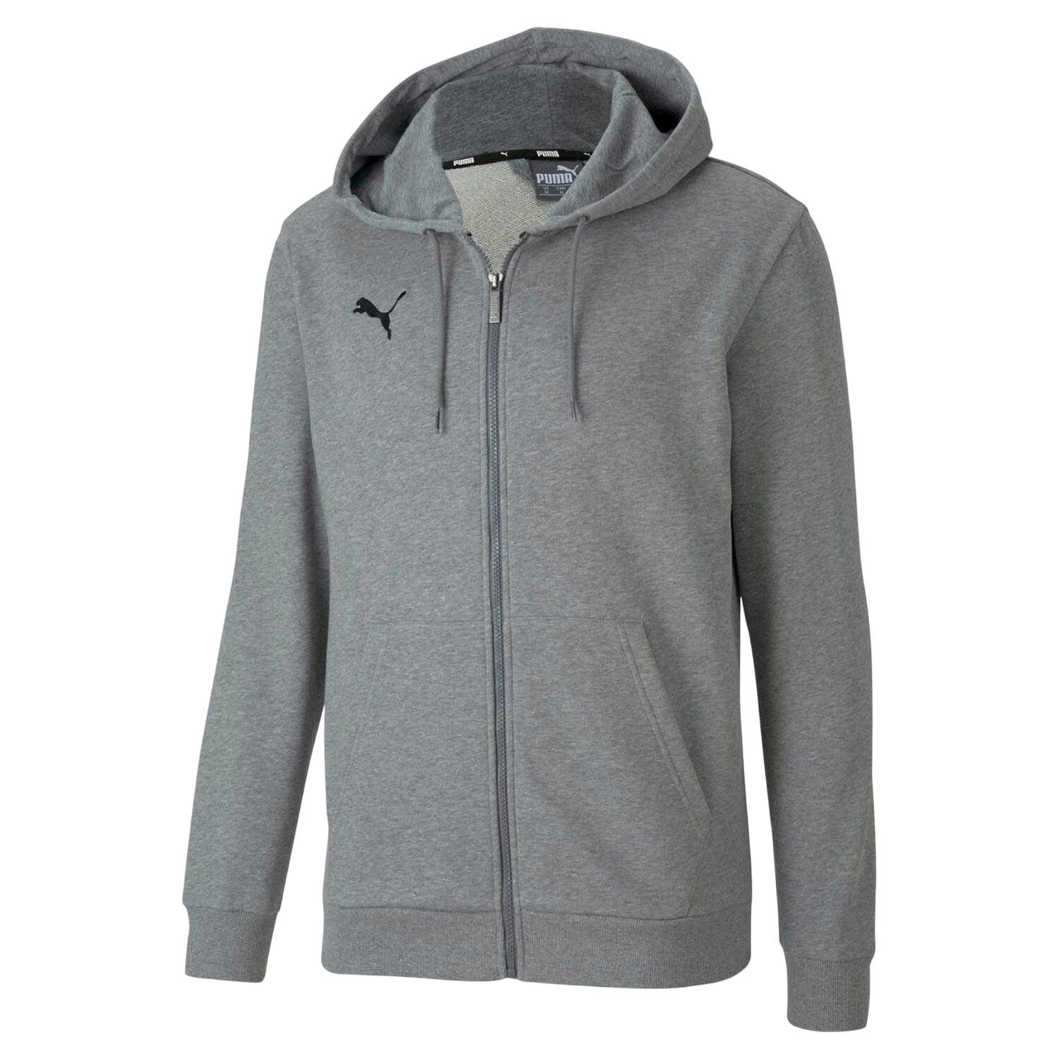 PUMA Mens TeamGoal 23 Casuals Hooded Jacket (Grey)