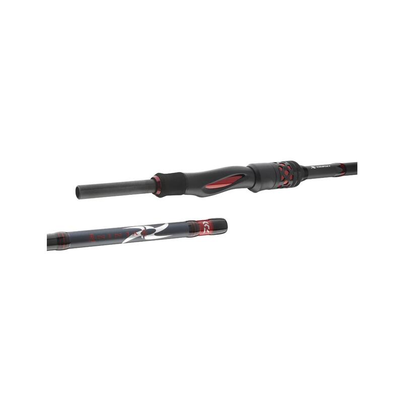 Lanseta spinning telescopica Daiwa Ninja X-Compact 2.45 m, 15-50 g