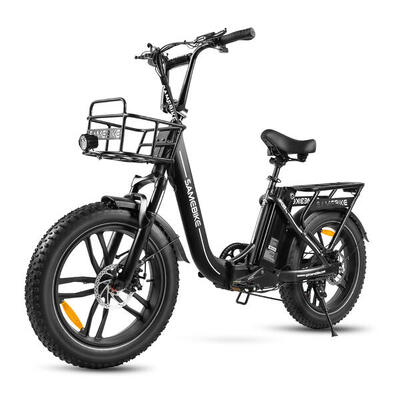 Samebike C05 Pro Faltbares E-Bike mit Korb und 36V13AH Akku