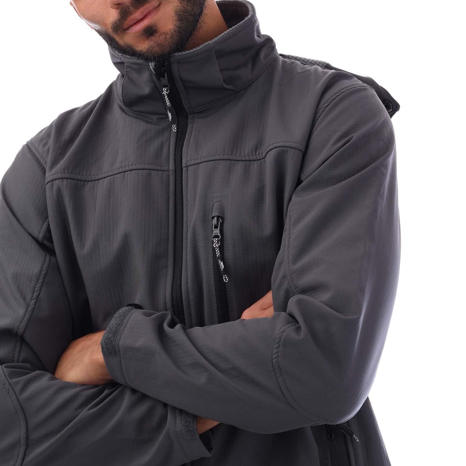 Softshelljacke für Herren Grau 3/5