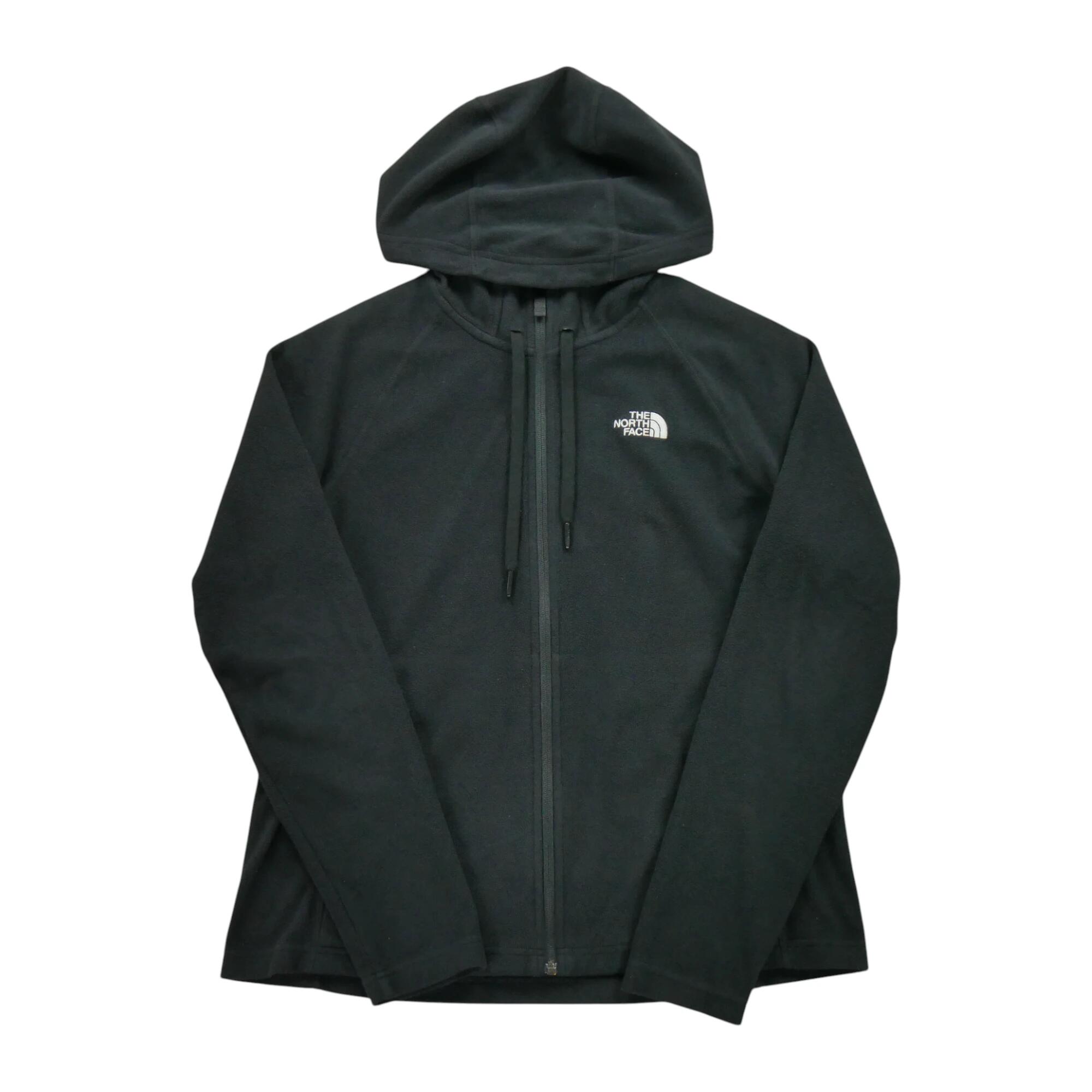 THE NORTH FACE Segunda Vida - Casaco de lã preta TNF para mulheres - Em muito bom estado