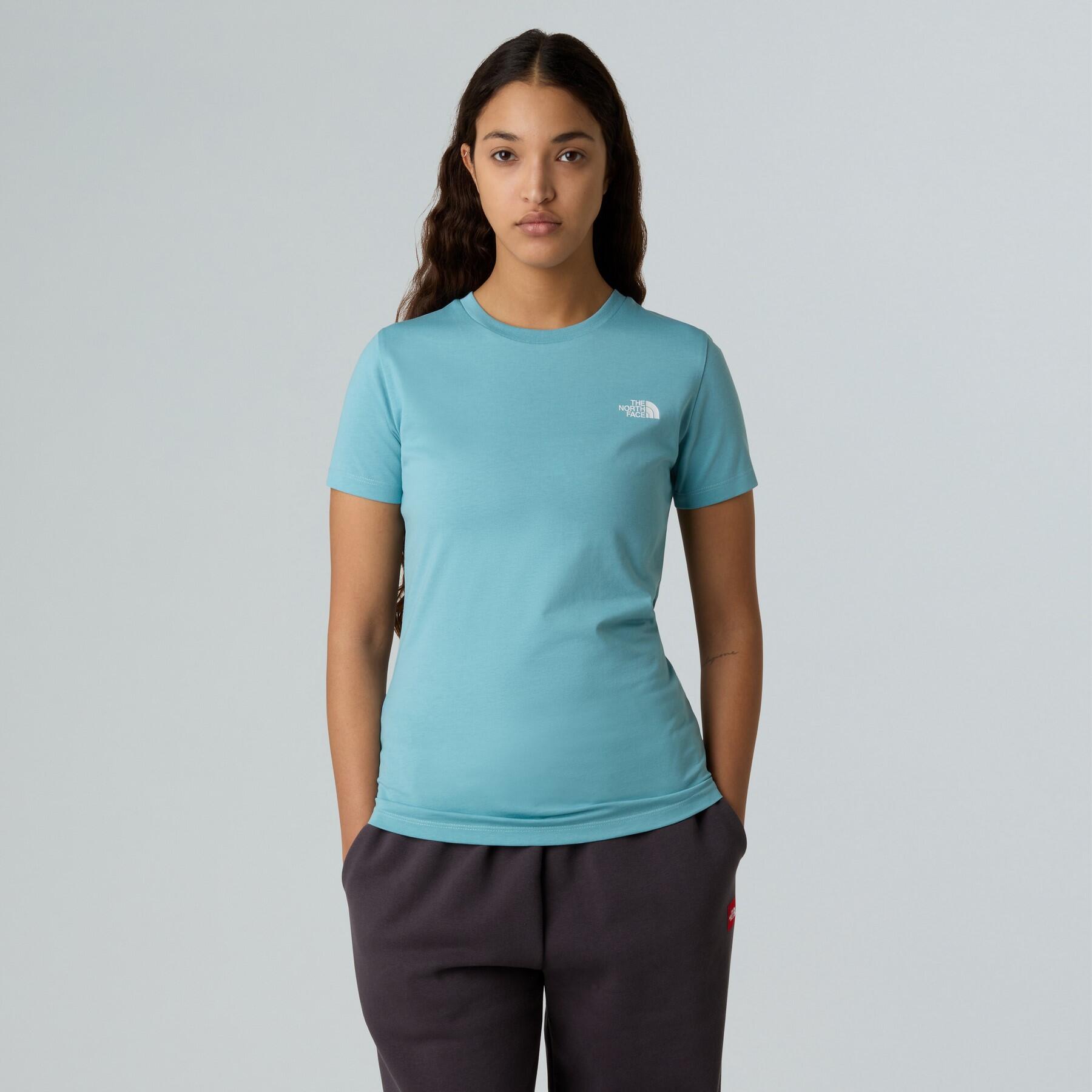 Maglia a maniche corte The north face modello NF0A87NHBTR1 per donne 3/5