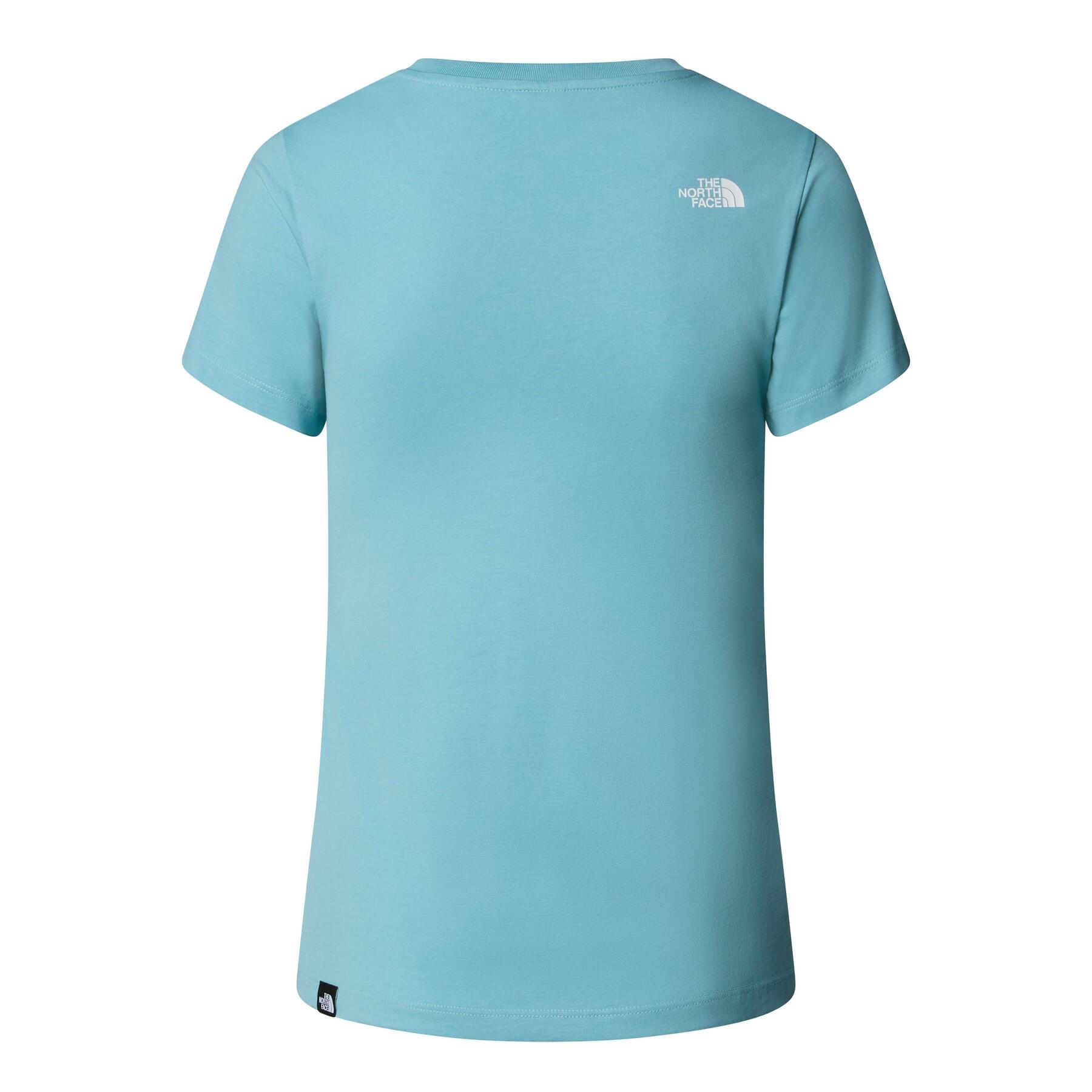 Maglia a maniche corte The north face modello NF0A87NHBTR1 per donne 2/5