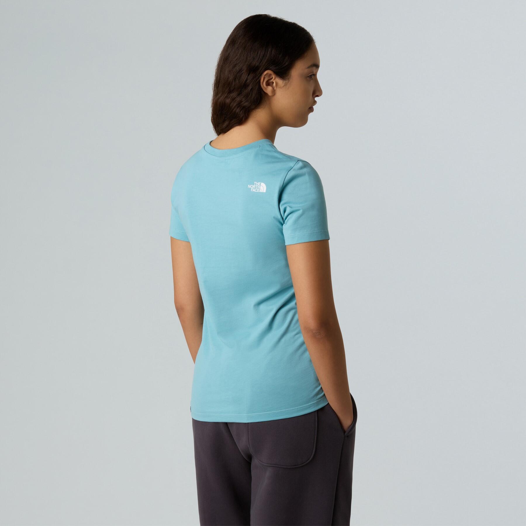 Maglia a maniche corte The north face modello NF0A87NHBTR1 per donne 5/5