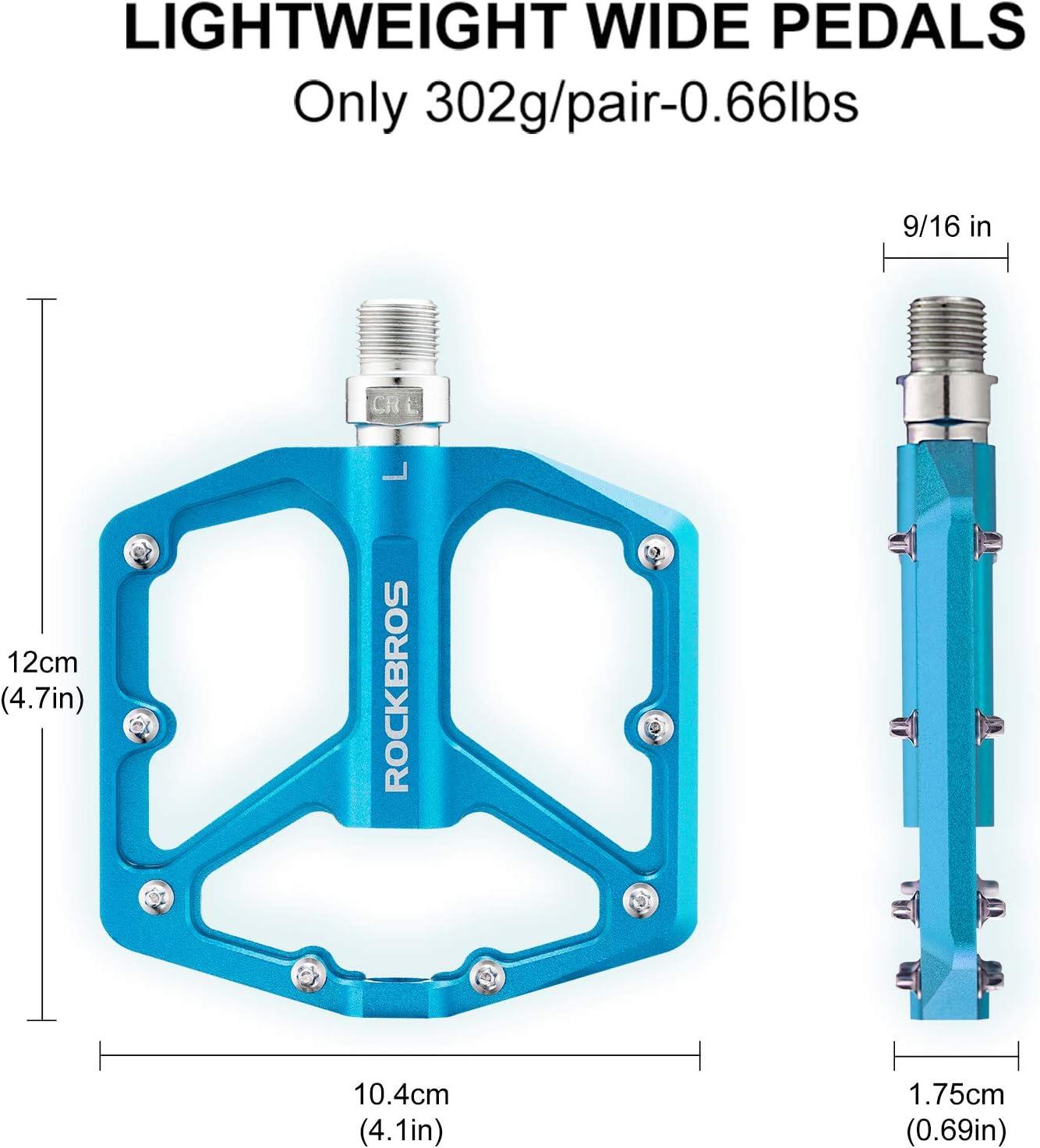 Flache Fahrradpedale aus Aluminium 3/7