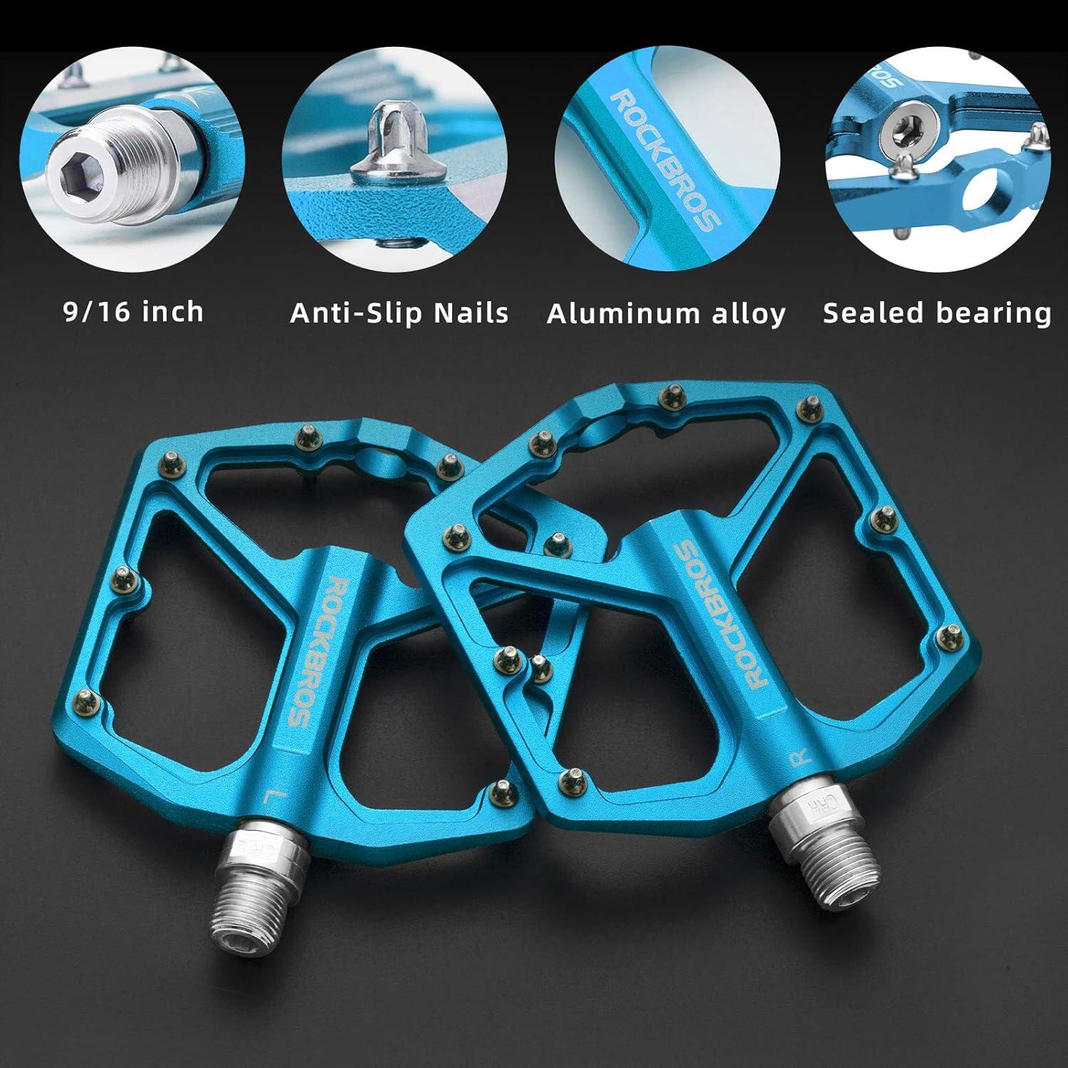 Flache Fahrradpedale aus Aluminium 5/7