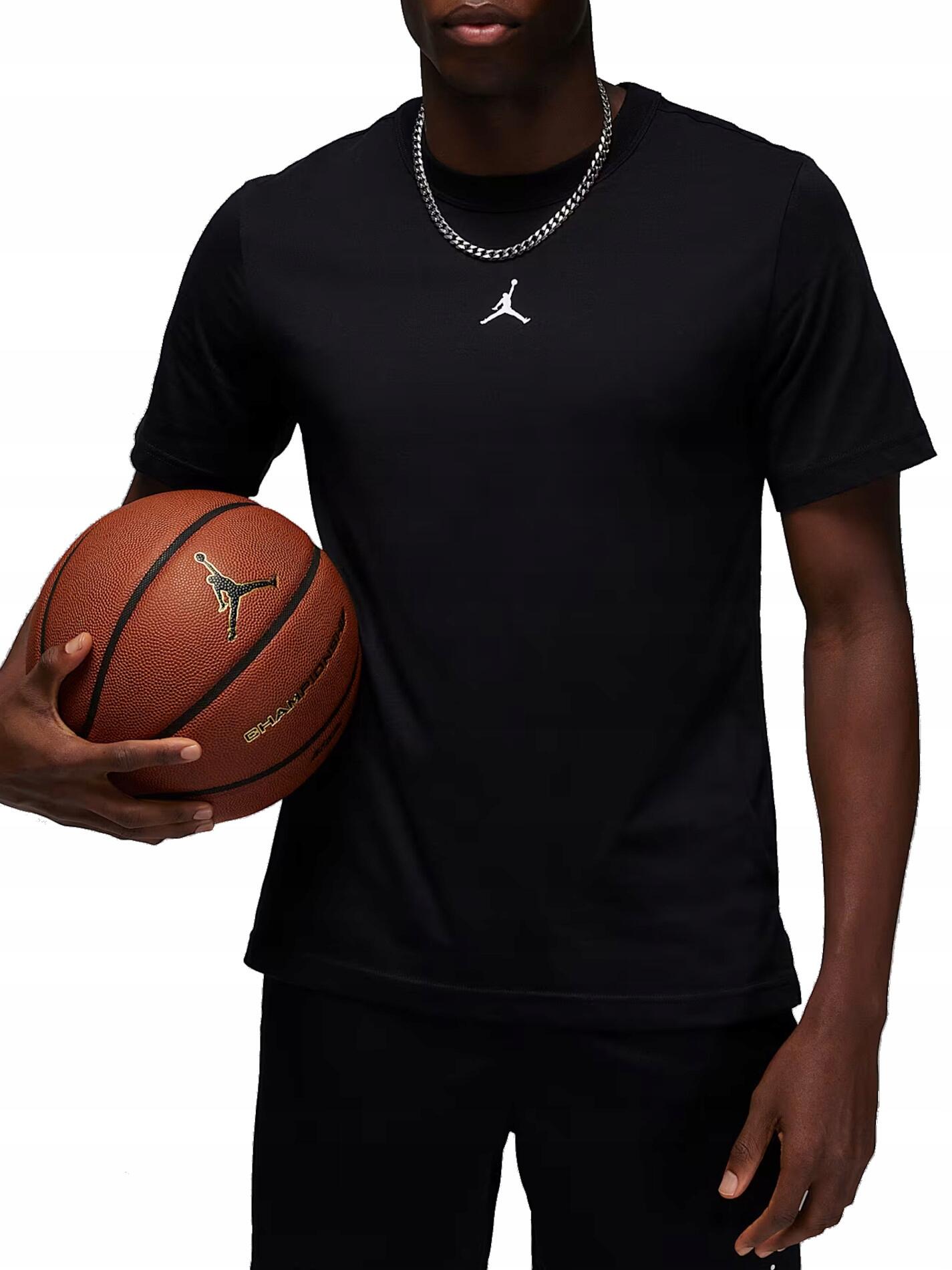 KOSZULKA męska NIKE JORDAN JUMPMAN FN5829-010 sportowa małe logo czarna L 1/3