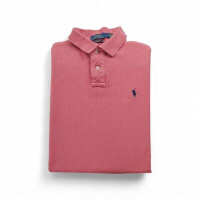 Seconda Mano - Maglietta polo a maniche corte uomo rosa - Stato buono