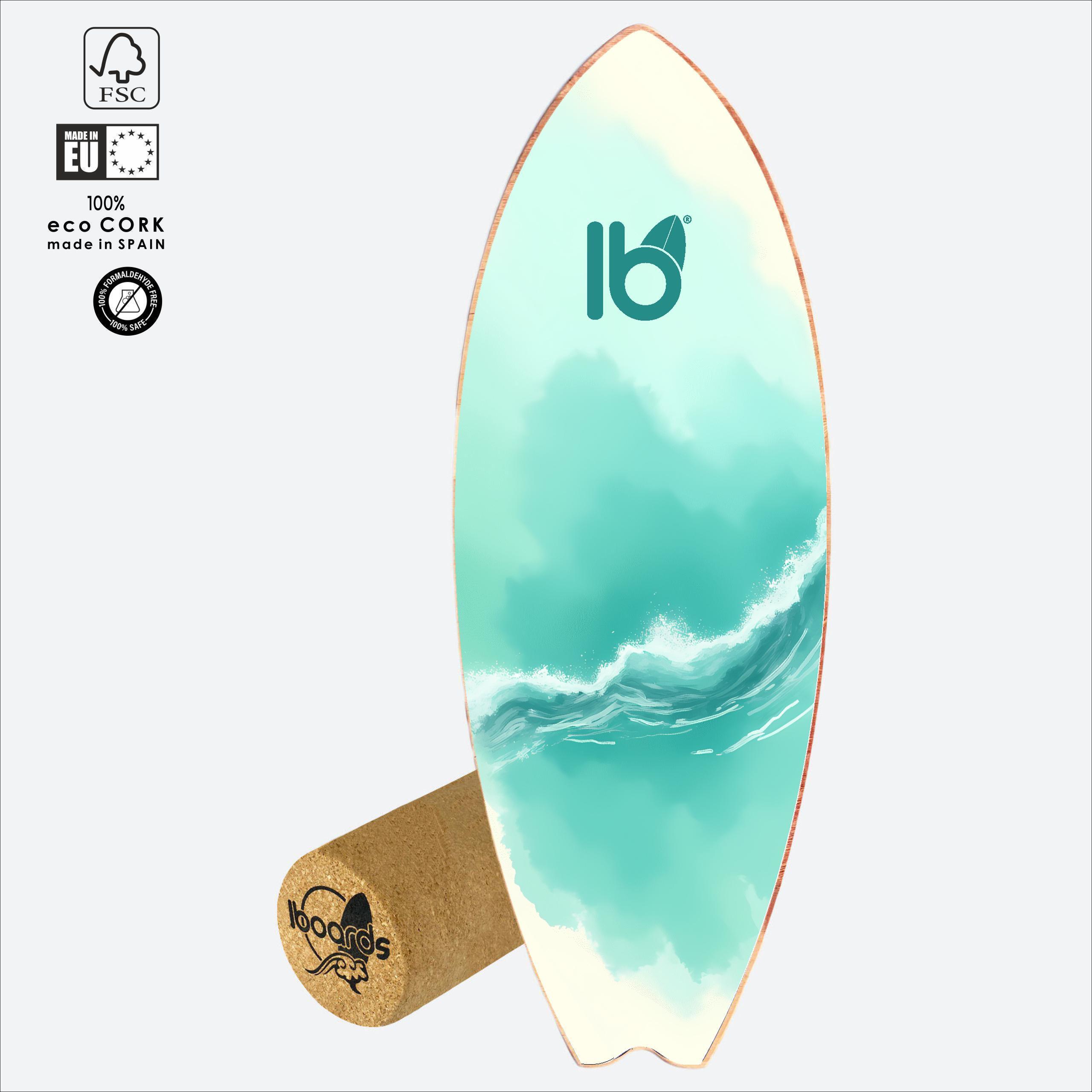 IBOARDS Balance Board IBOARDS Artist Wave Dreamy – Prancha de equilíbrio surf