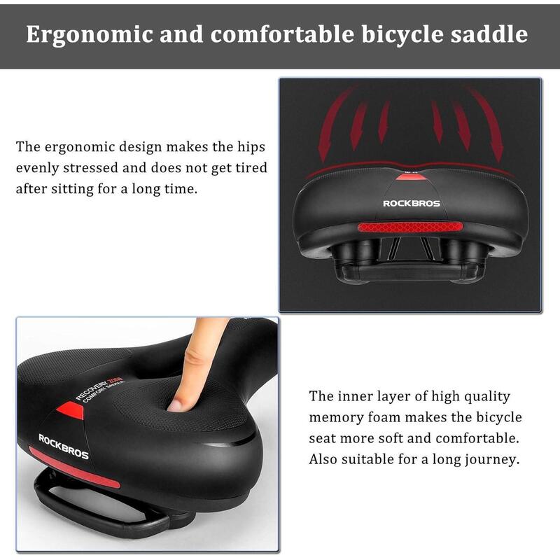 Saua de bicicleta ergonomica cu gel