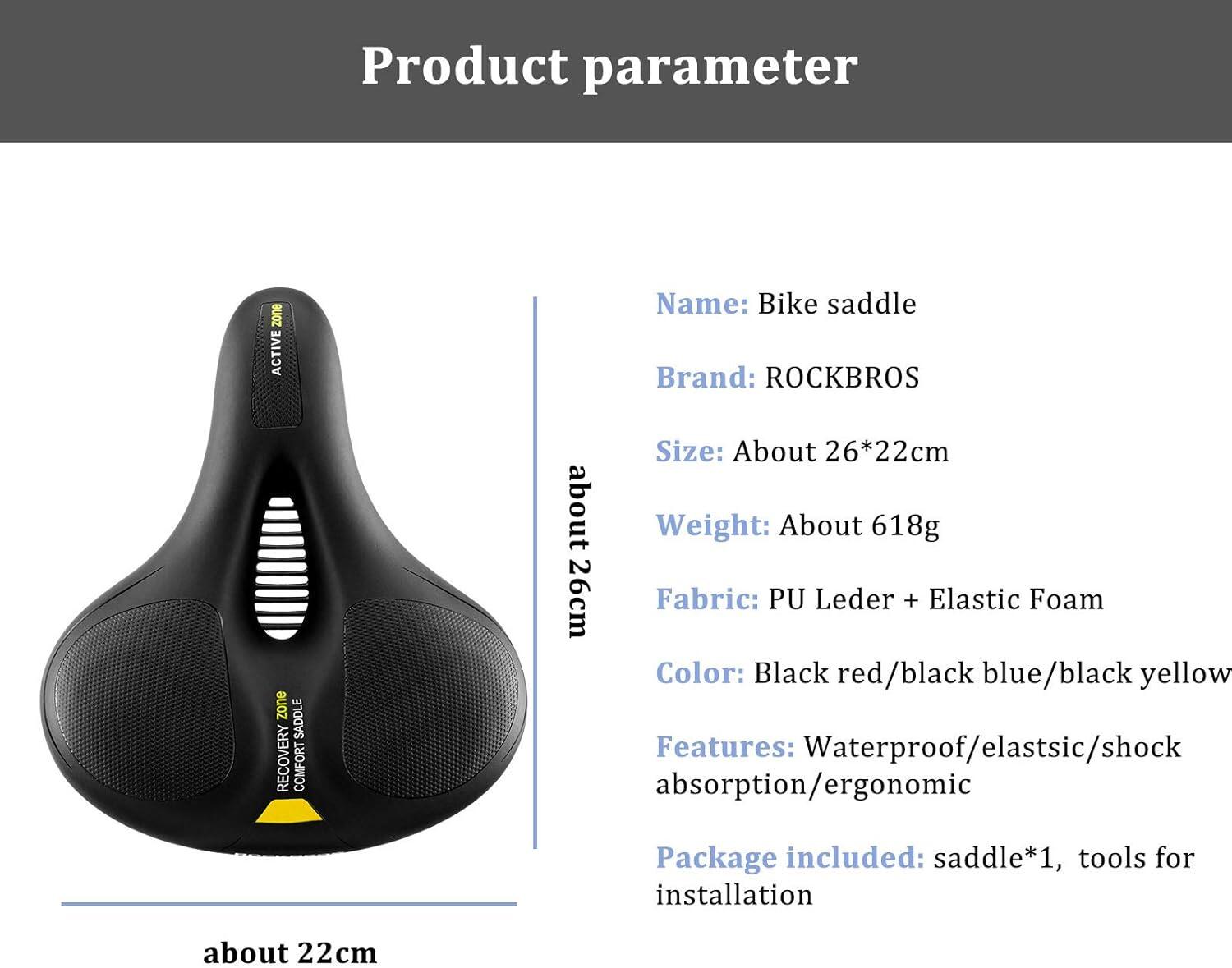 Ergonomická cyklistická sedlovka 2/7