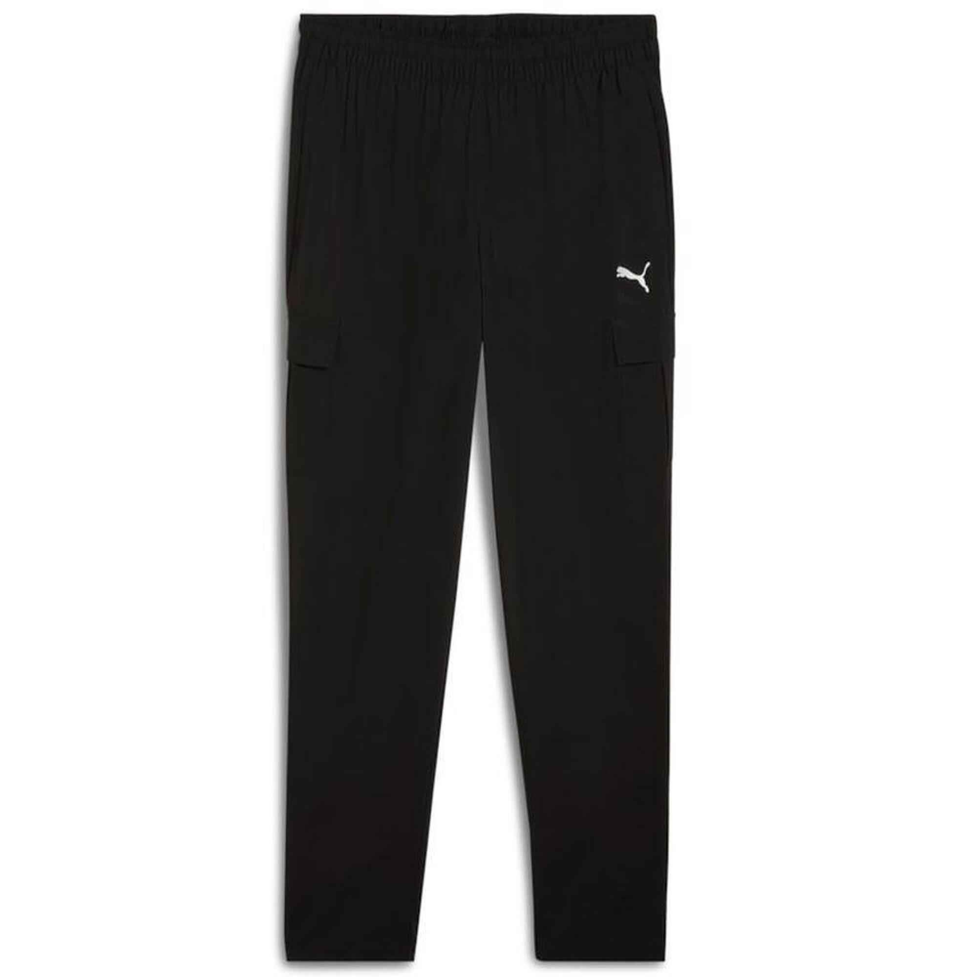 Spodnie cargo Puma Woven męskie czarne 2XL