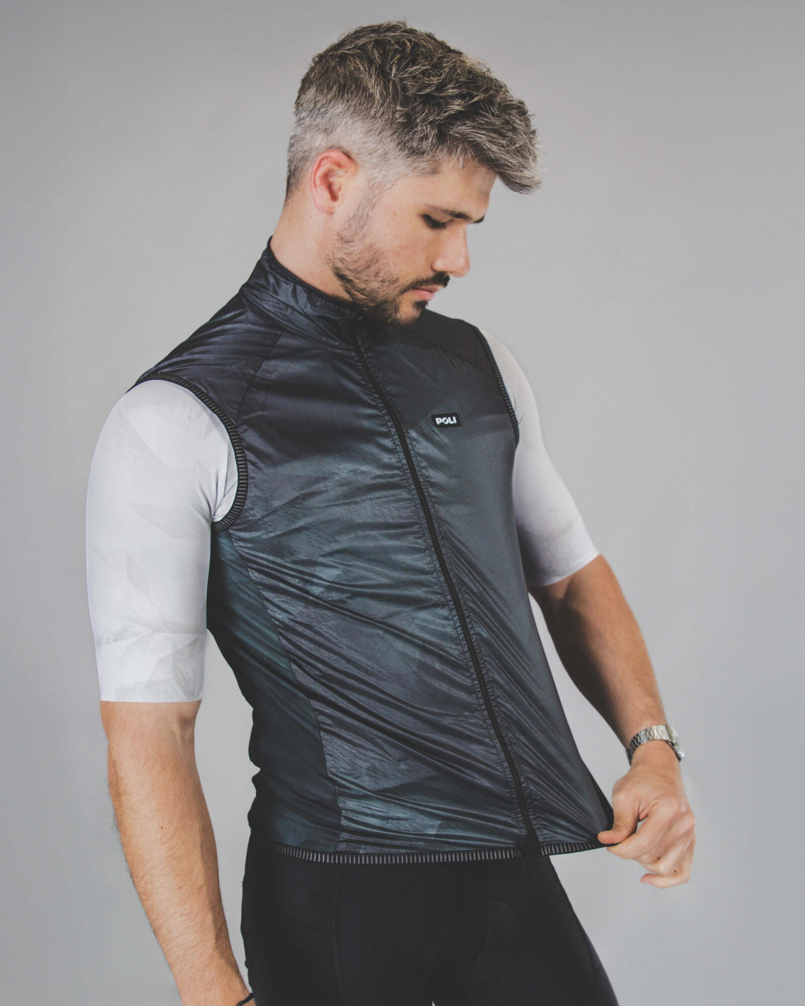Gilet cyclisme sans manches unisexe - PRISME 2/6