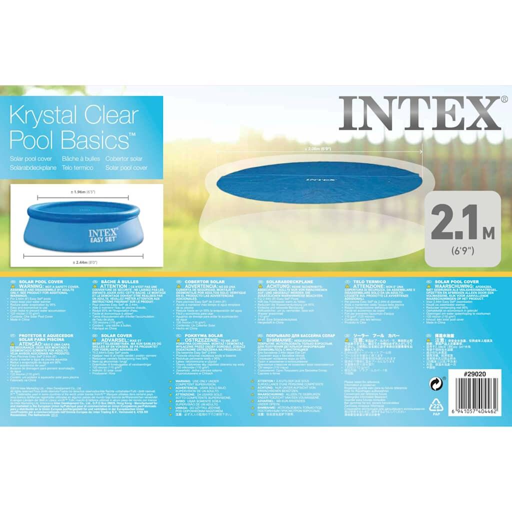 Intex Cobertura para piscina solar redonda 244 cm 4/5