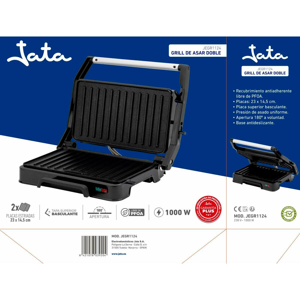 Plancha de Cocina JATA JEGR1124 1000 W 5/5
