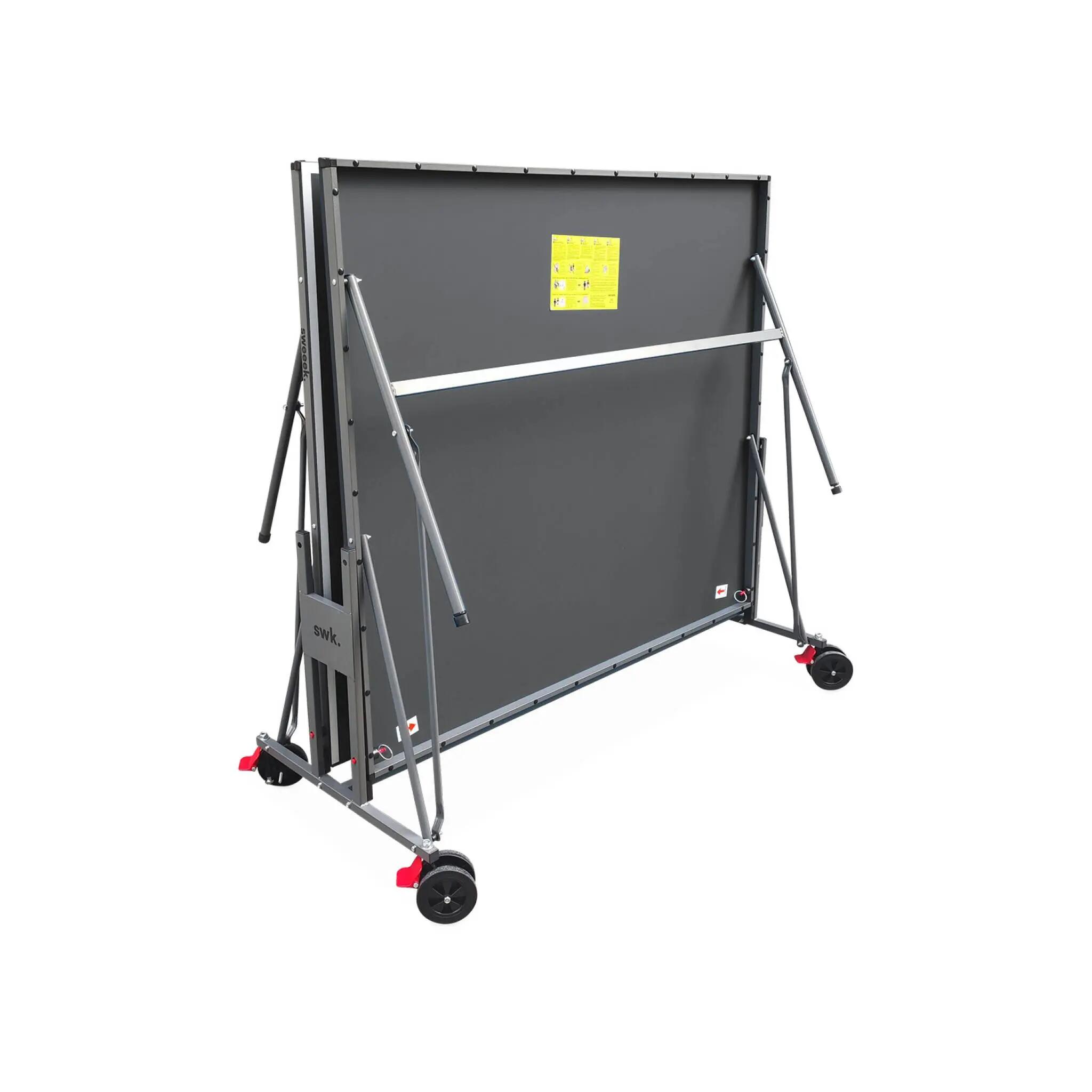 Table de ping pong INDOOR pliable gris| sweeek 3/5