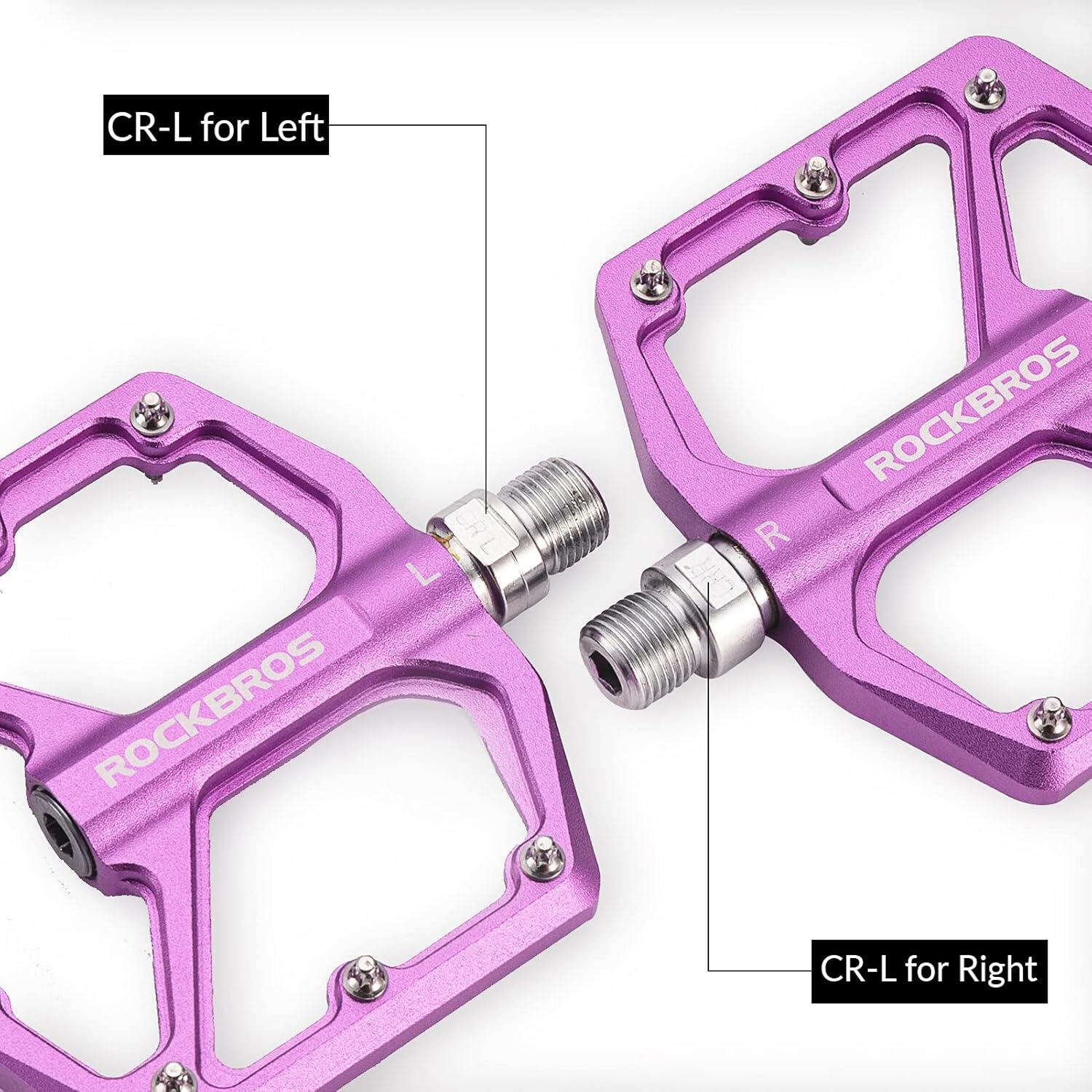 Flache Fahrradpedale aus Aluminium 4/7