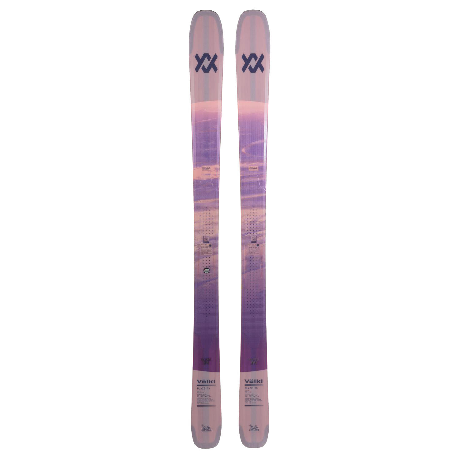 Bocetos sin accesorios Volkl Blaze 94 Rosa para mujer 1/1