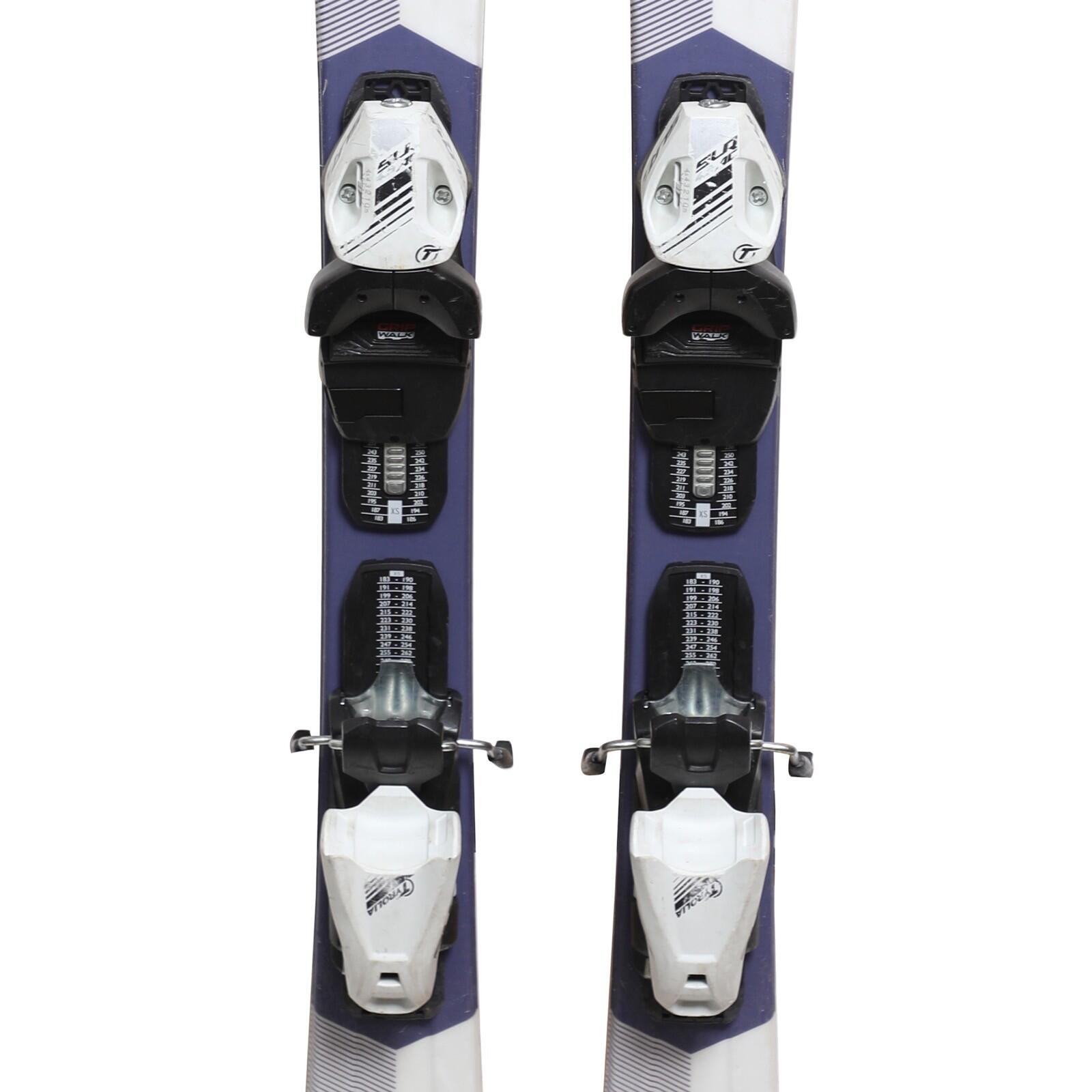 RECONDITIONNE - Ski Junior Wedze Boost 500 + Fixations 3/4
