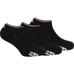 Chaussettes fila 3 pack bambou invisible noir 35-38