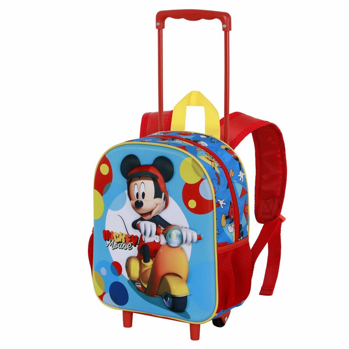 Cartable 3D avec roulettes DISNEY Scooter Bleu 4/5