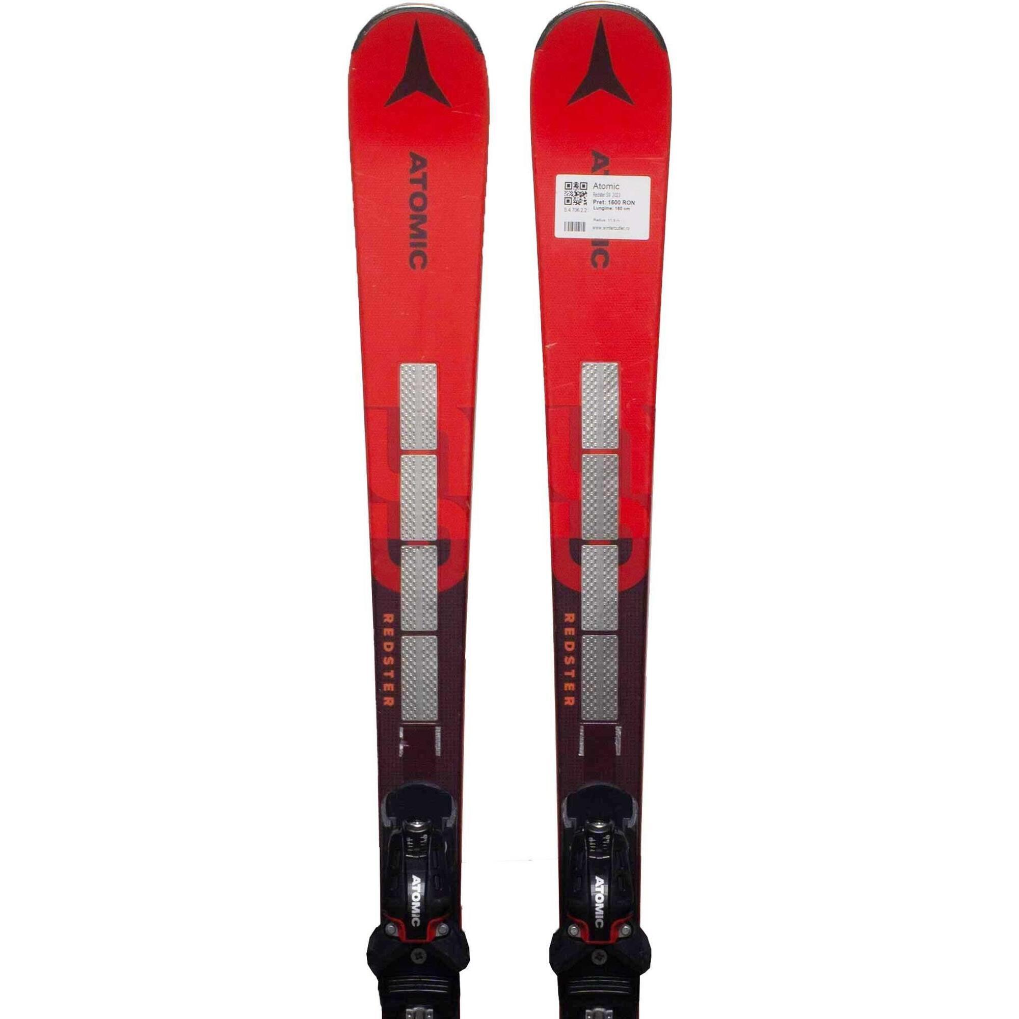 Używane narty - ATOMIC Redster S9 Revoschock 2023, 165 cm, stan bardzo dobry