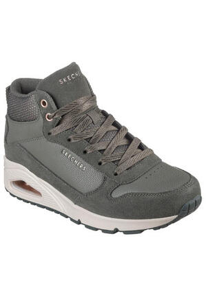 Skechers Damen Street UNO Stacre Shine Sneaker 177181 OLV Olive