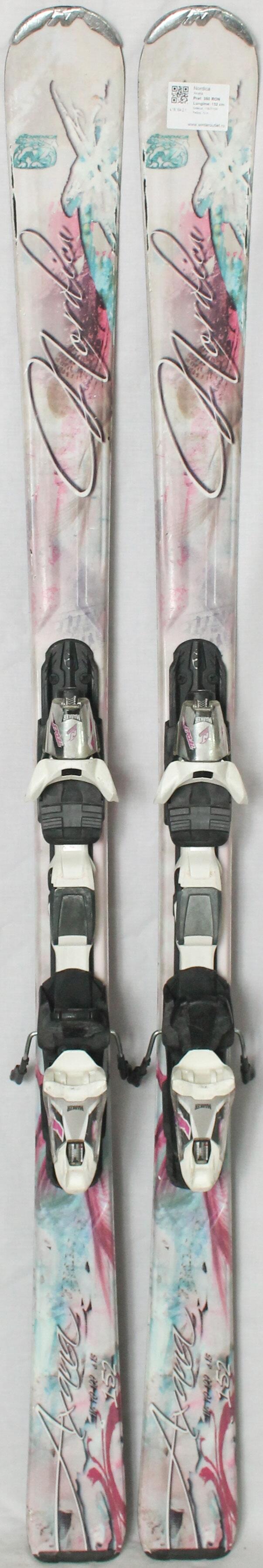 Skis d'occasion - NORDICA Axana, 168 cm, État satisfaisant 3/5