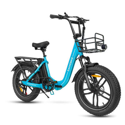 Samebike c05 pro opvouwbare e-bike met mand en 36v13ah accu