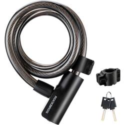 Antivol à Câble pour Vélo avec Clés et Support