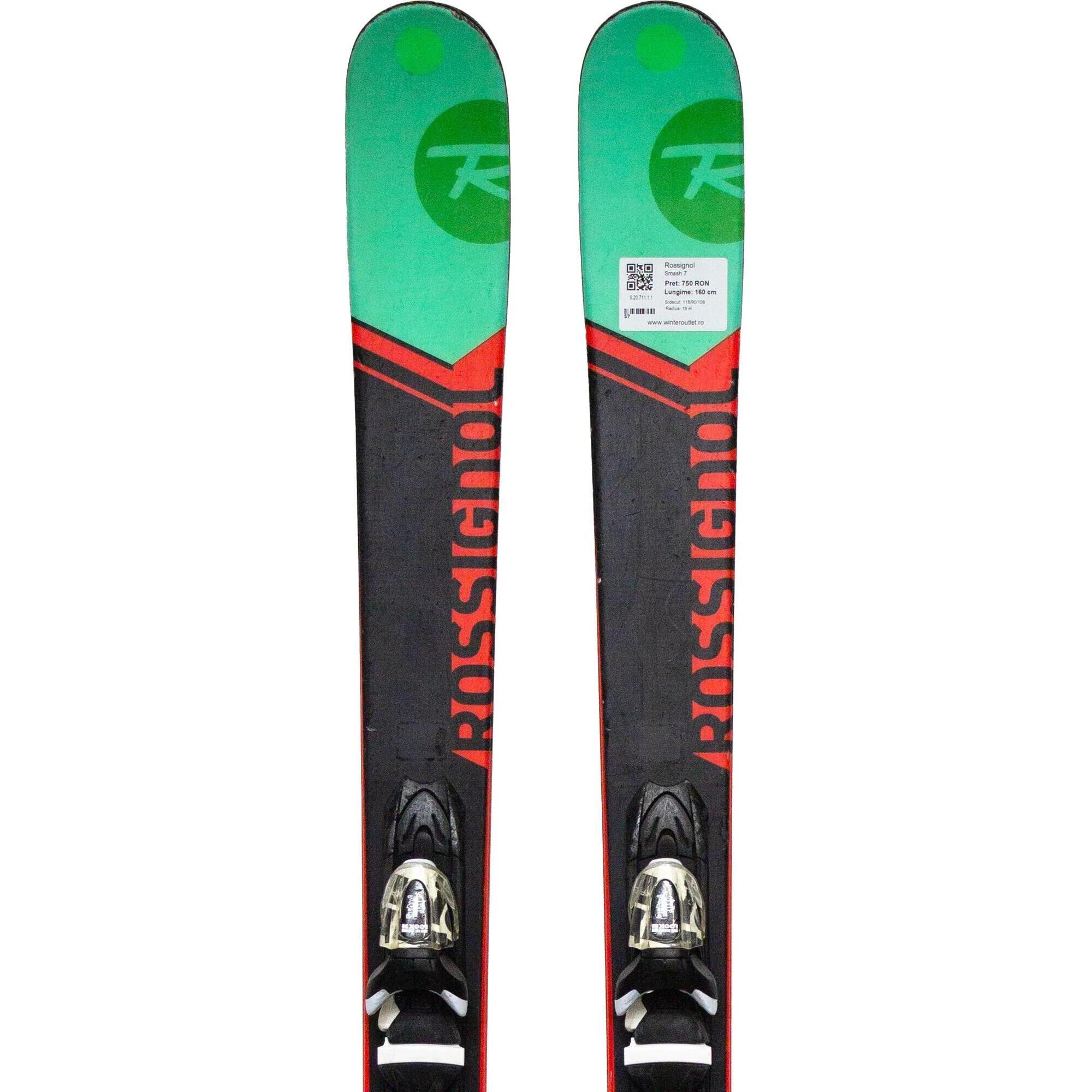 Używane narty - ROSSIGNOL Smash 7, 160 cm, stan dobry