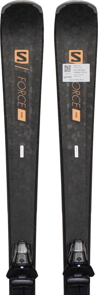 Second Life- Narty SALOMON S/Force Five, 160 cm- Stan bardzo dobry