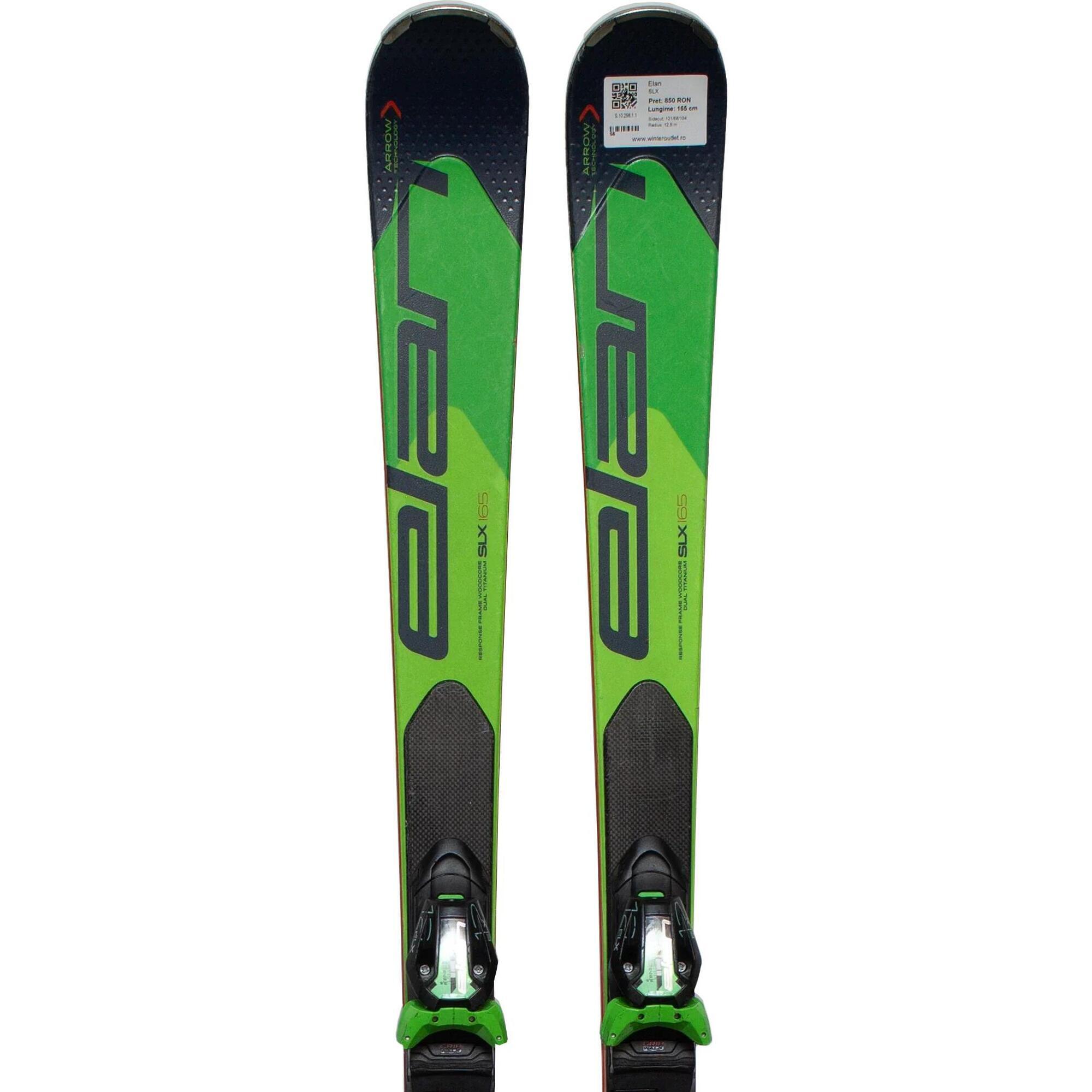 Second Life- Narty ELAN SLX, 165 cm- Stan bardzo dobry