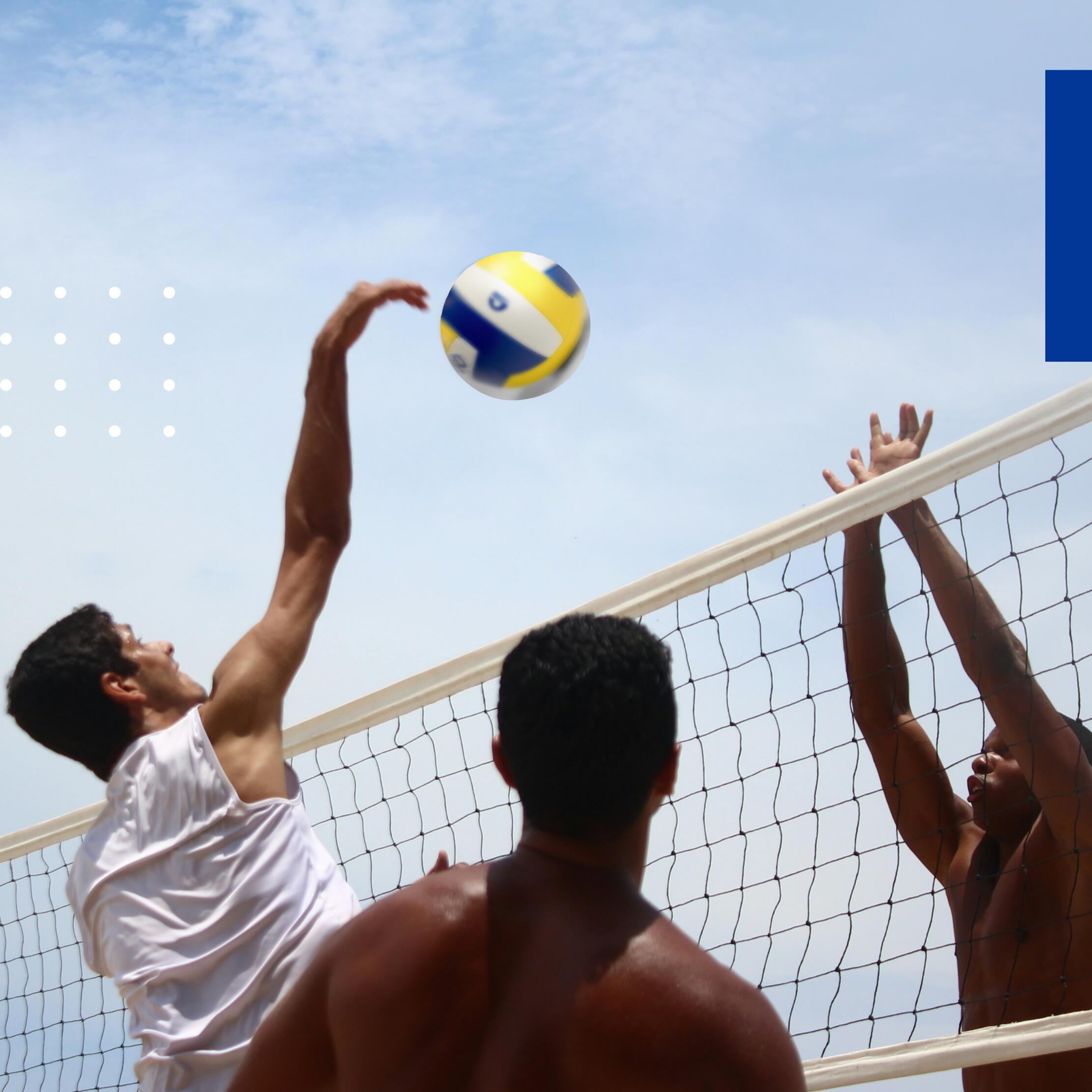 Sundowner Beachvolleyball – Weicher Trainingsball mit Pumpe 3/7