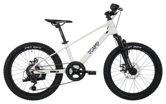 Kinder Mountainbike Halbsteif Scamp TallFox Shimano Tourney 7V 20'' Weiß