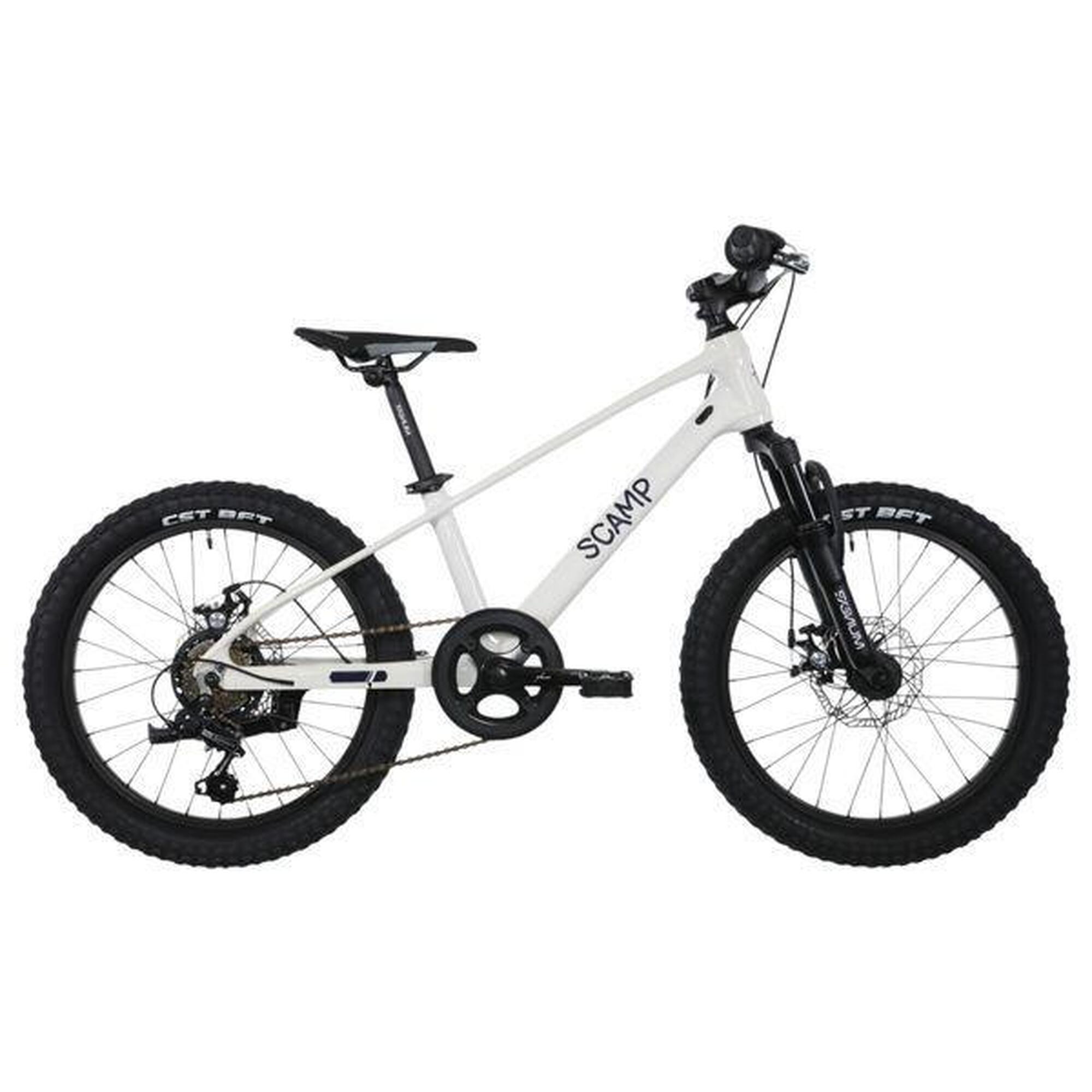 Scamp - Vtt Semi-rigide Enfant Scamp Tallfox Shimano Tourney 7v 20'' Blanc - Vélo Enfant - Blanc - Decathlon