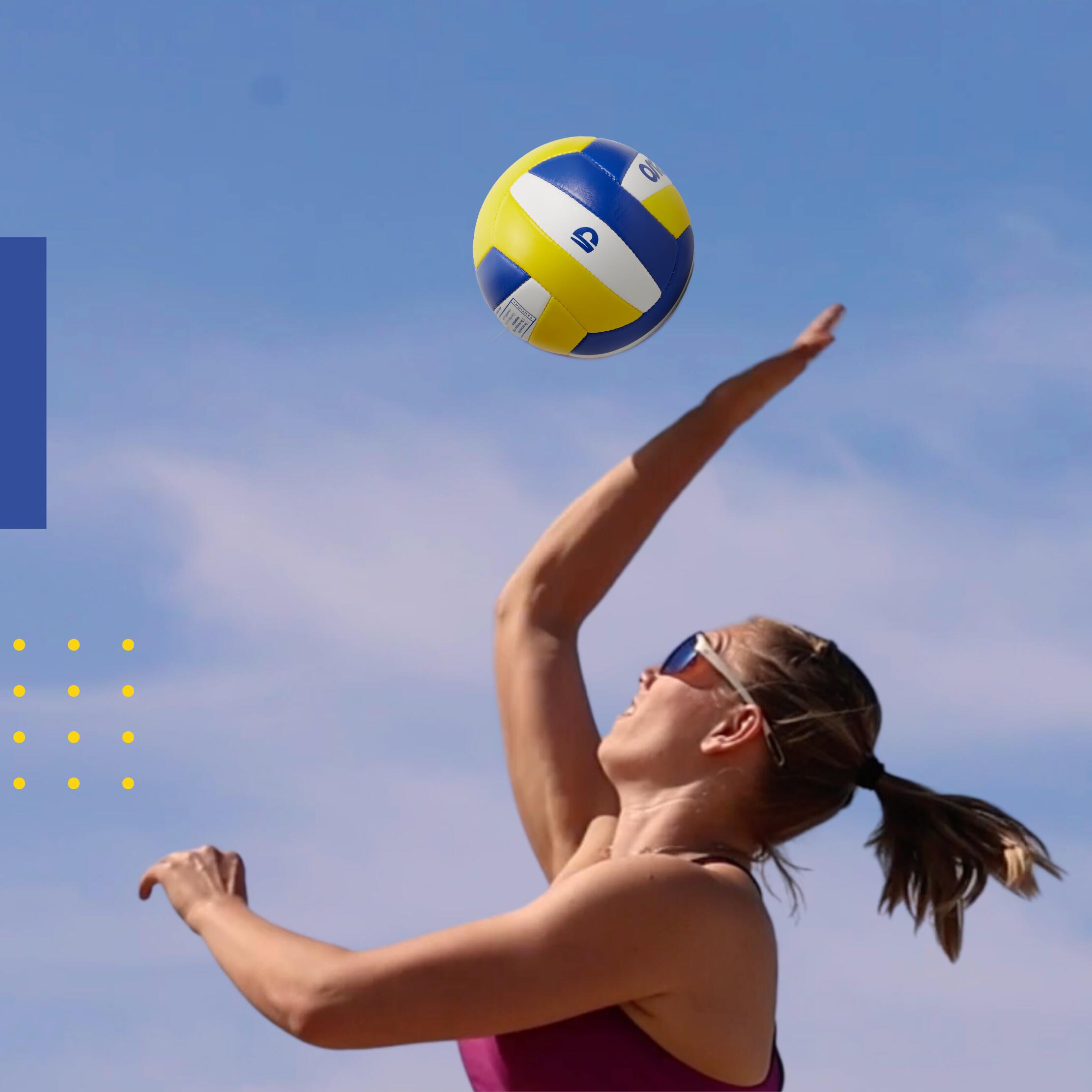 Sundowner Beachvolleyball – Weicher Trainingsball mit Pumpe 2/7