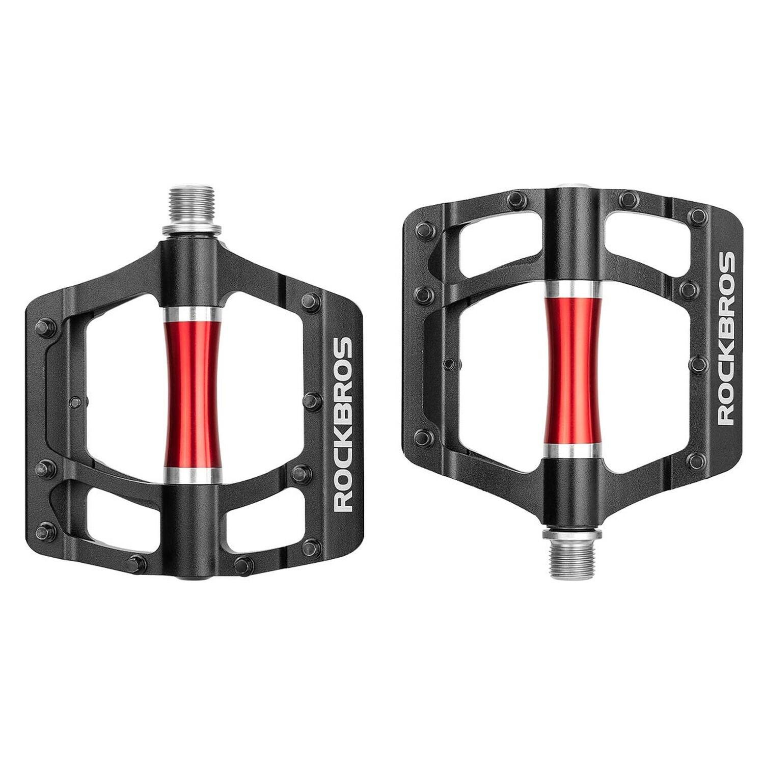 Pédales de vélo VTT plates en aluminium 2/6