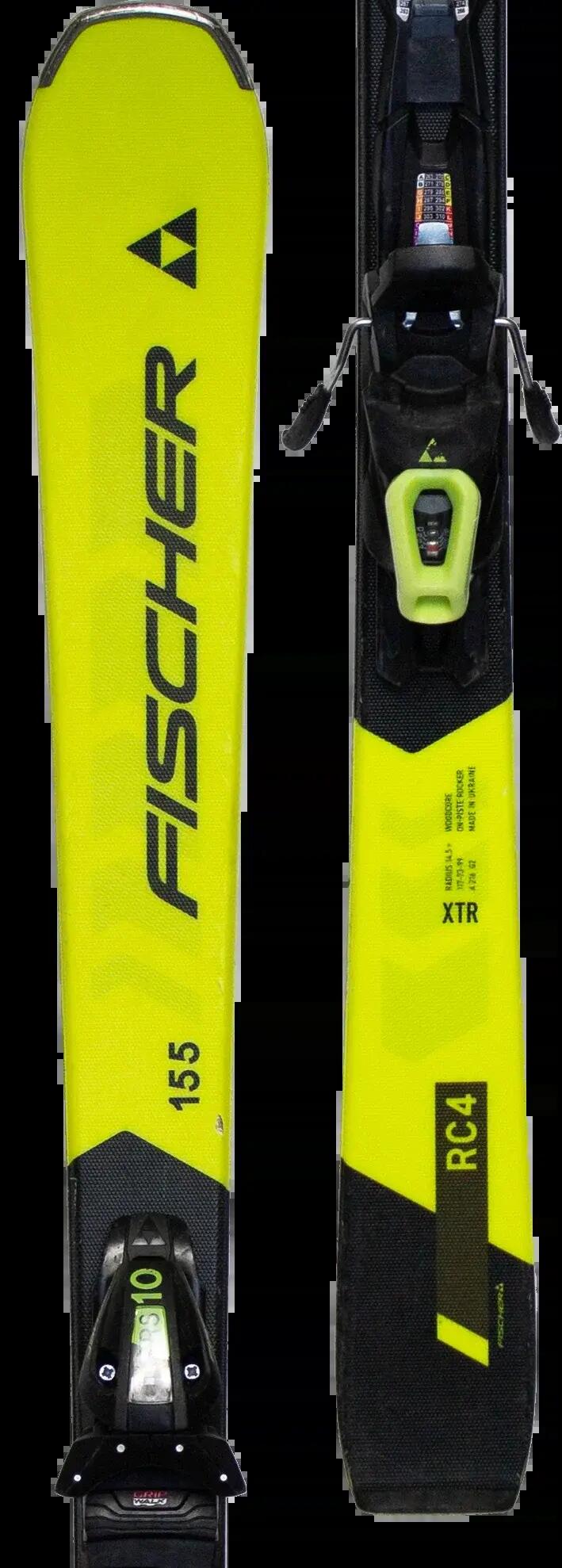 2ND LIFE - FISCHER RC4 XTR, 155 cm, Velmi dobrý stav 4/5