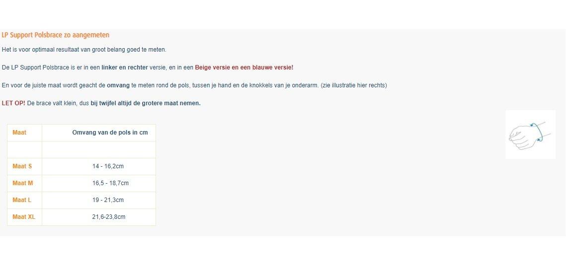 LP Support Polsbrace - Rechts 5/5