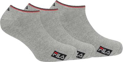 Fila 3er-Pack No-Show Socken aus Bambus, Gr. 35-38