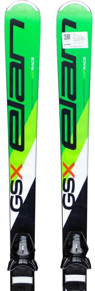 Używane narty - ELAN GSX WF Race, 176 cm, stan idealny
