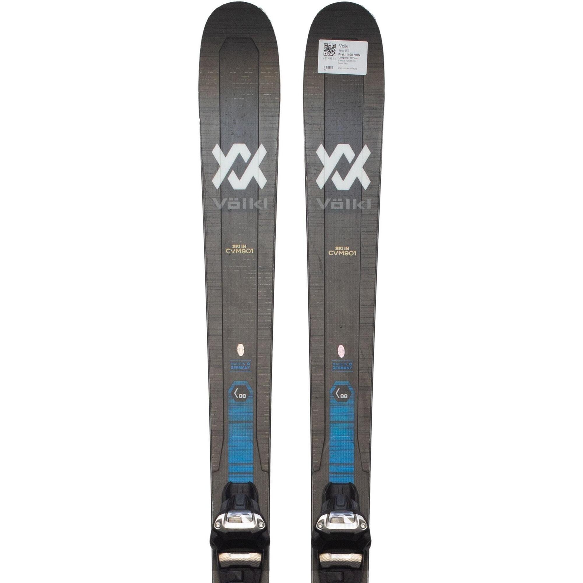 Używane narty - VOLKL Kendo 88 TI, 170 cm, stan dobry