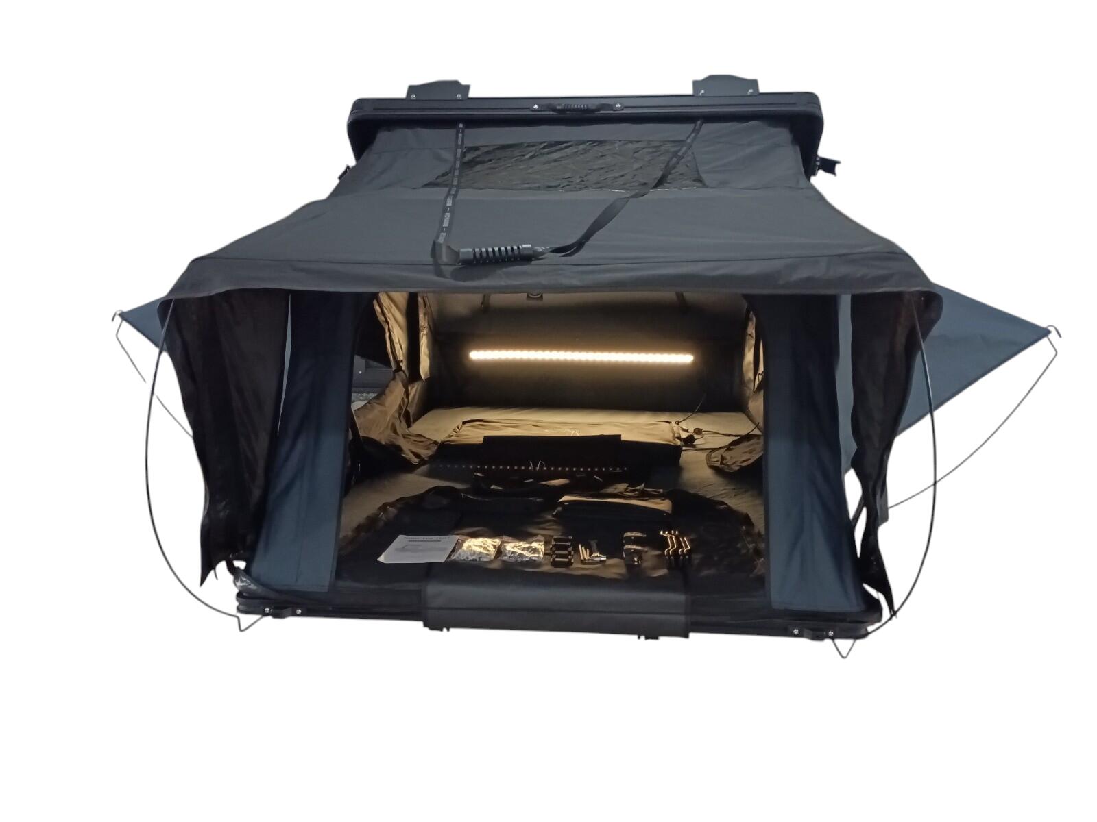 Roof Tent HRB 1.5 Book , 3 Pax, Universal installation- - Decathlon