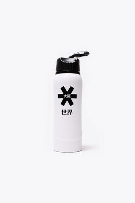 Osaka Kuro Aluminium-Wasserflasche | Weiß-Schwarz